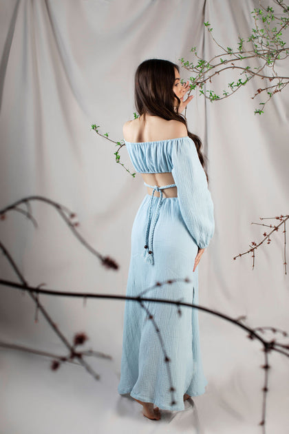 navy and white midi dress Veronica Beard Ella Striped Midi Dress | Navy|Dove White