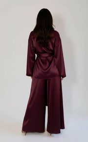 Valentina Silk Belted Kimono Blouse