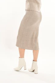 Maureen Merino Wool Skirt White